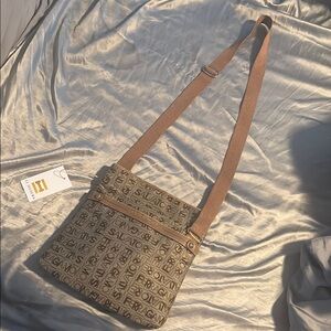 Salvatore Ferragamo Tan Crossbody Bag